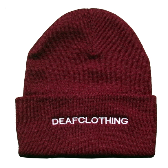 DEAF Clothing Skull cap beanie - Picture 2 of 2